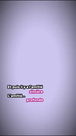 L’amitié 🎀💫