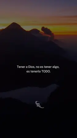 Dios lo es todo 