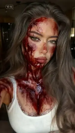 fake blood ai filter