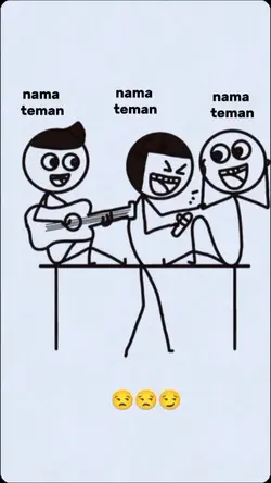 nyanyi bareng teman