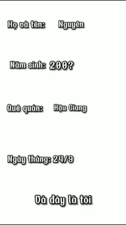 Giới thiệu tên tuổi