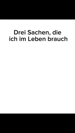 Ich brauche dich