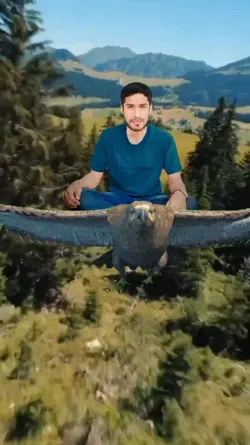 naik elang terbang