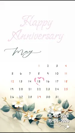 Anniversary 15 May