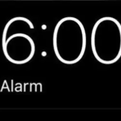 before the alarm 6