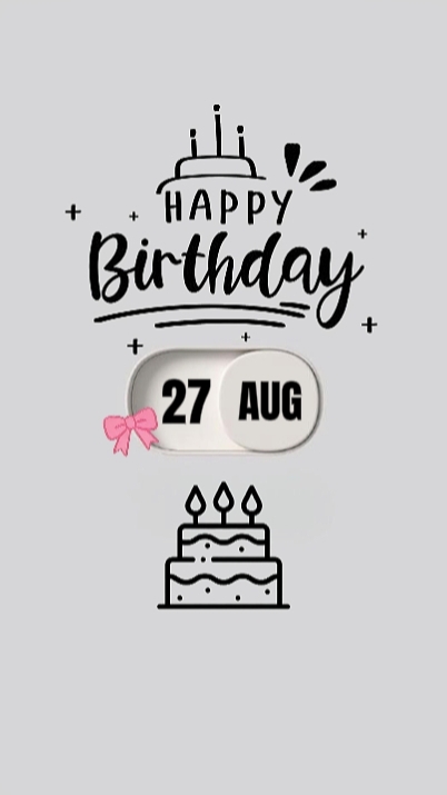 HBD 27 AUGUST 2026