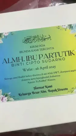 Kirim Doa Tahlil