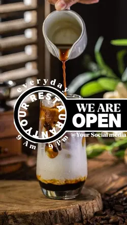 We are open
