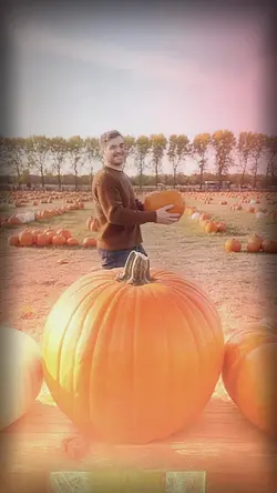 Golden-Hour Pumpkin Patch Moments
