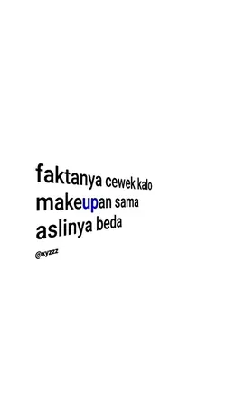 faktanya cewe kalo