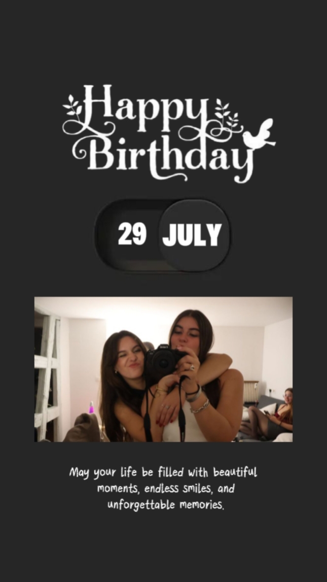 Cumpleaños 29 de julio 