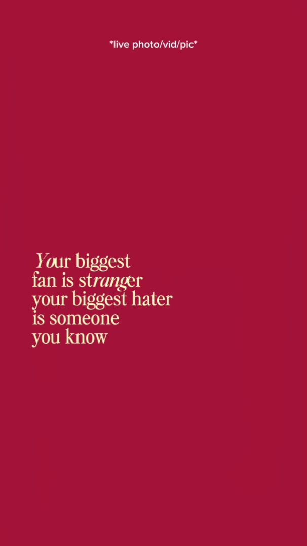 Ur biggest fan is