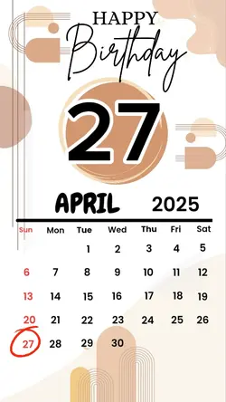 birthday 27 April
