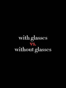 con/ sin gafas