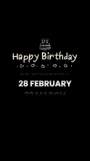 Ulang Tahun 28 FEBRUARI