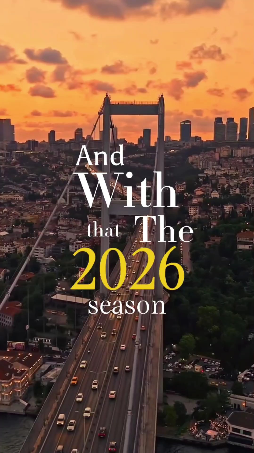 E com isso 2026