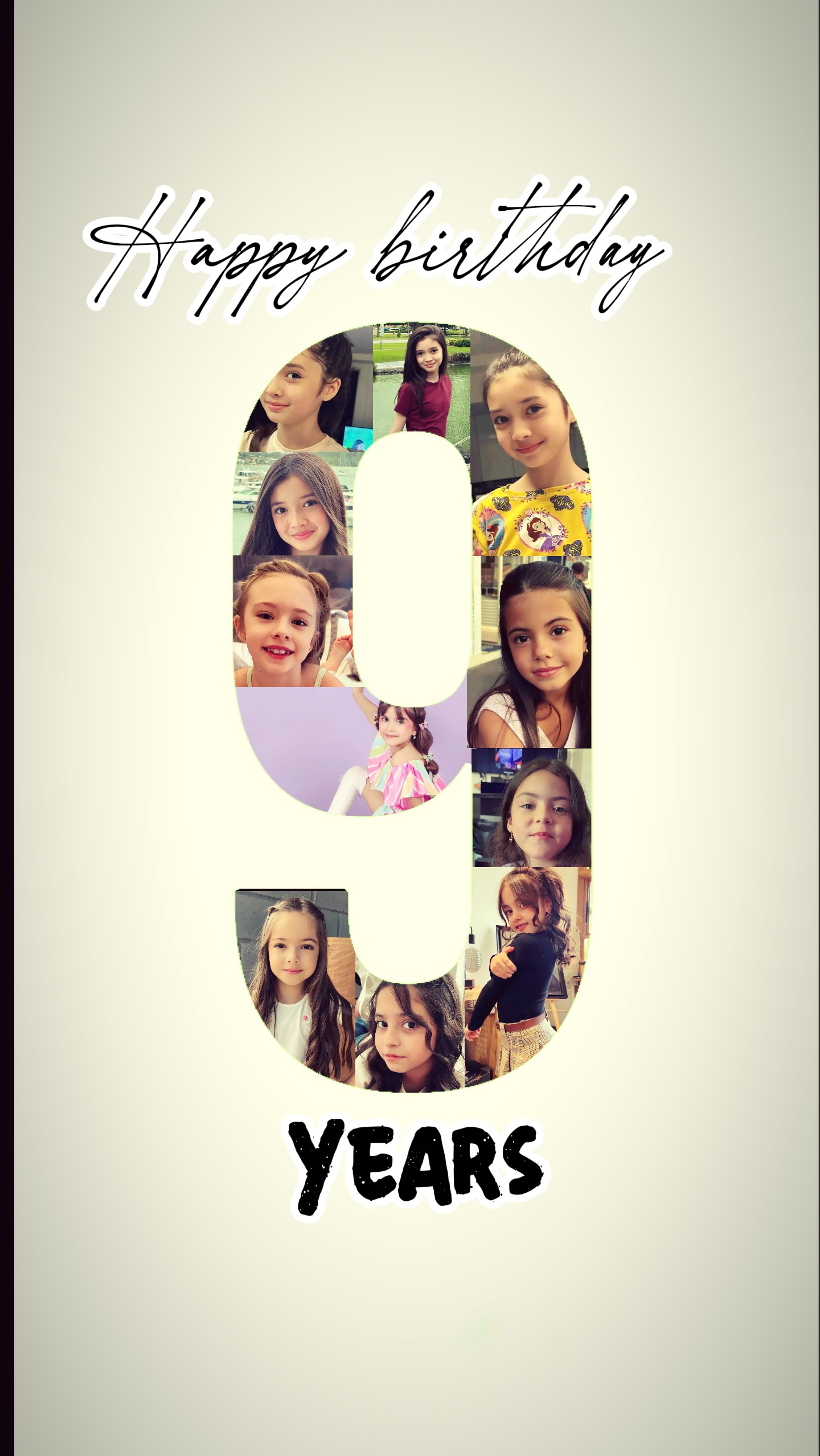 Birthday 9 year