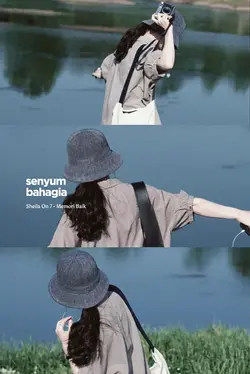 senyum bahagia