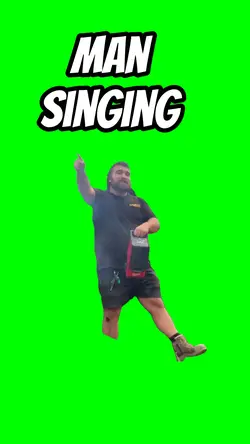 Man singing 