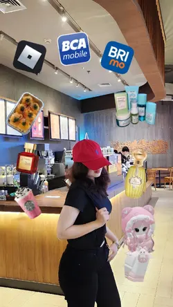 foto depan kaca tren