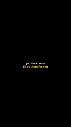 I'll be there for u
