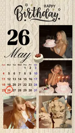 BIRTHDAY 26 MAY 2025