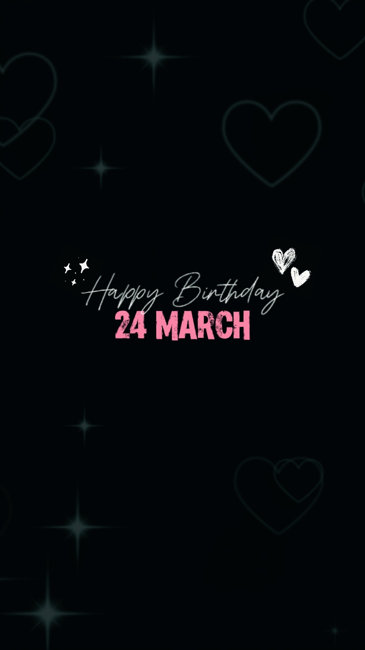 24 de marzo Cumpleaños