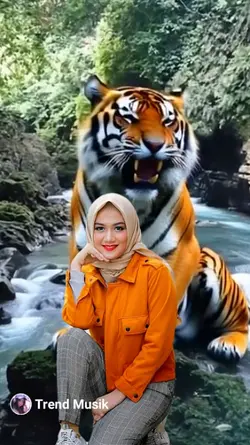 harimau viral