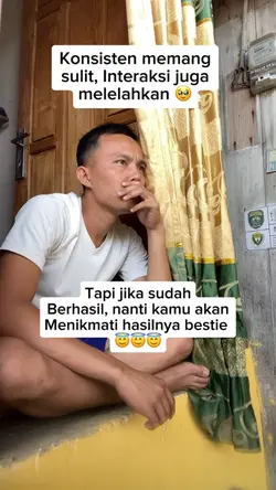 Rajin dan konsisten😇