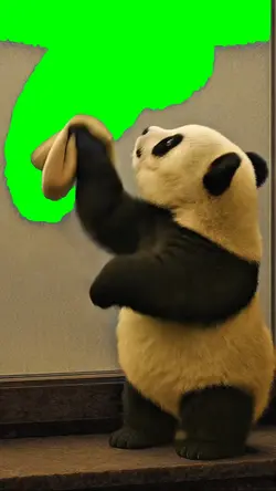 PANDA CLEANING TIME