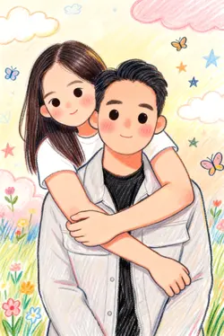 cartoon couple ai