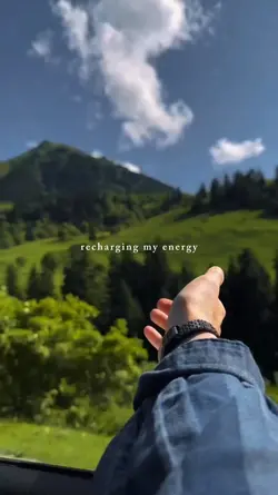 recharging my energy