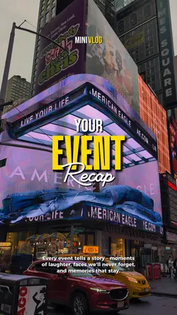 your event recap