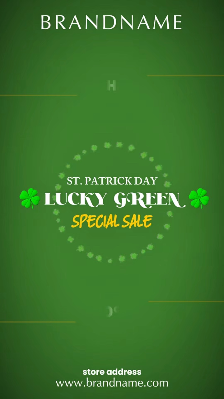 ST.PATRICK DAY SALE