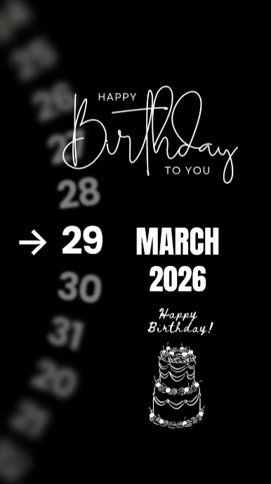 HBD 29 MART