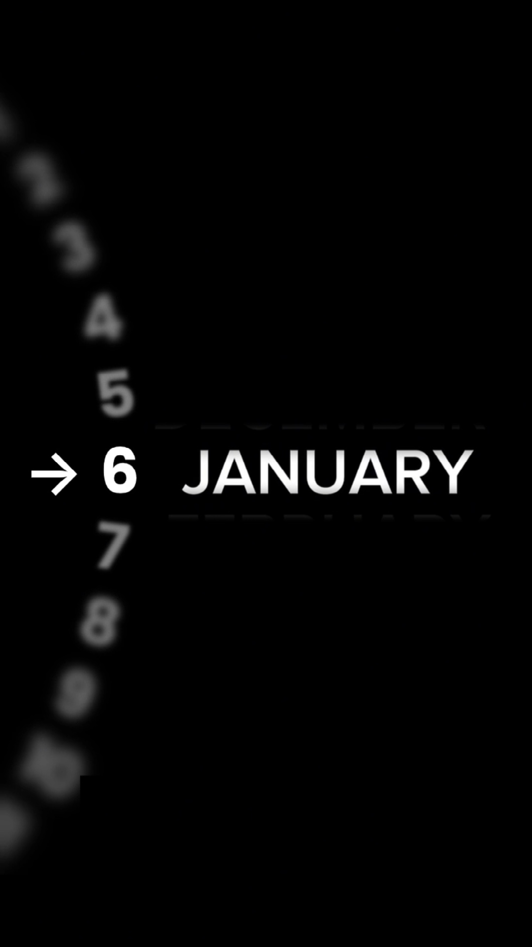 BIRTHDAY 6 JANUARY 