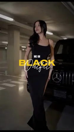 black outfit