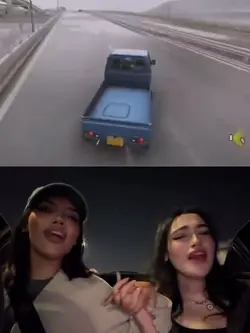 friends driving car