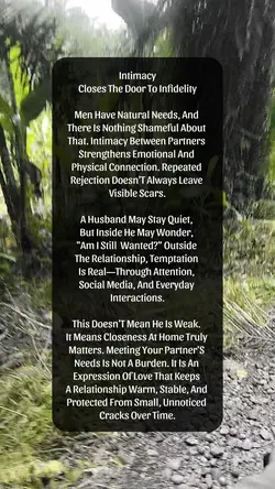 Intimacy
Closes The
