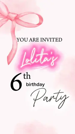 birthday invitation 