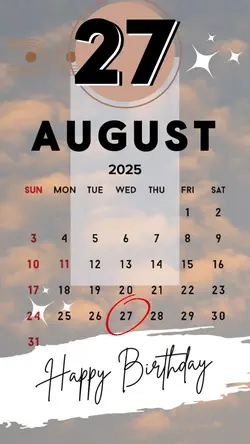 birthday 27augst2025