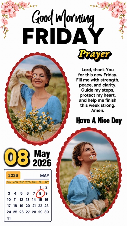 Friday 8 May 2026