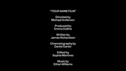 CREDITS FILM |