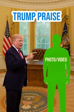 Trump praising
