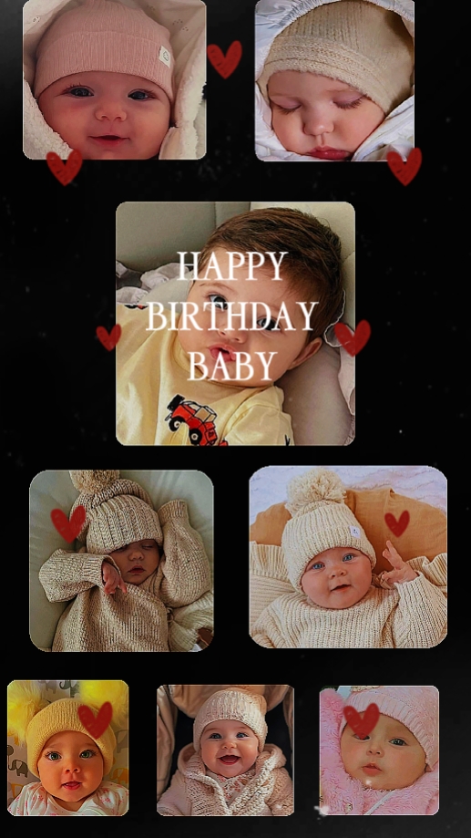 Feliz aniversário bebê 