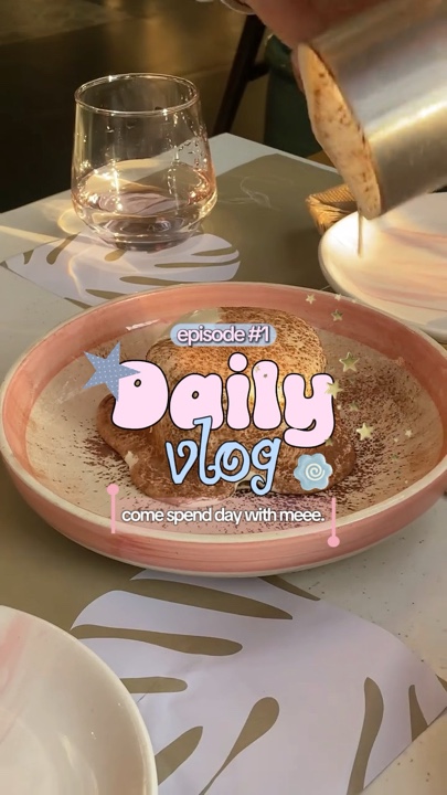 Membuka vlog harian