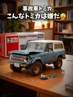 事故車トミカ😢