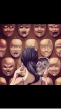 Faux visage