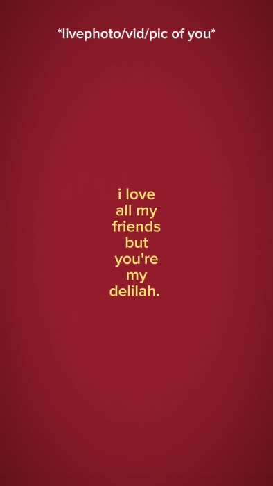 I love all my friend