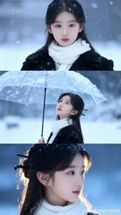 AI ghép với tuyết 